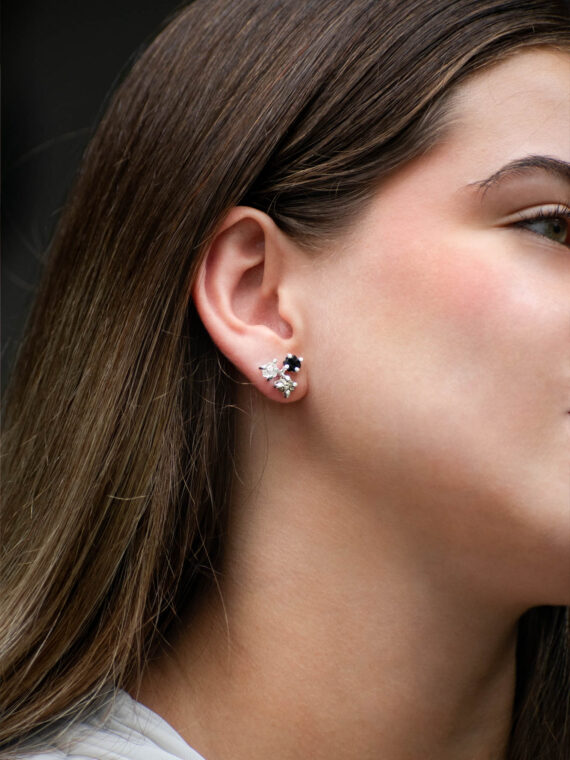 PRODUCTO_ ARETES TRINIDAD TURMALINA PIRITA CUARZO CRISTAL