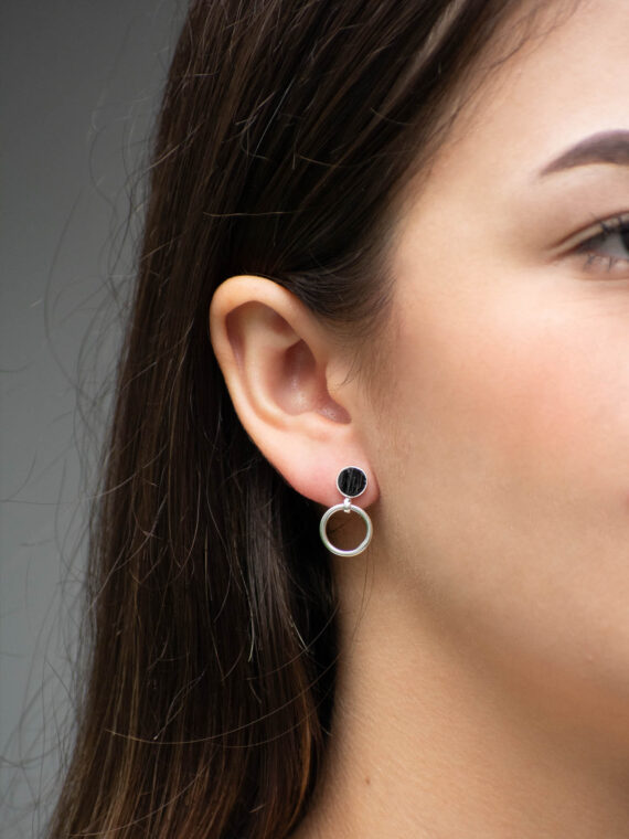 PRODUCTO_ ARETES MILA TURMALINA NEGRA